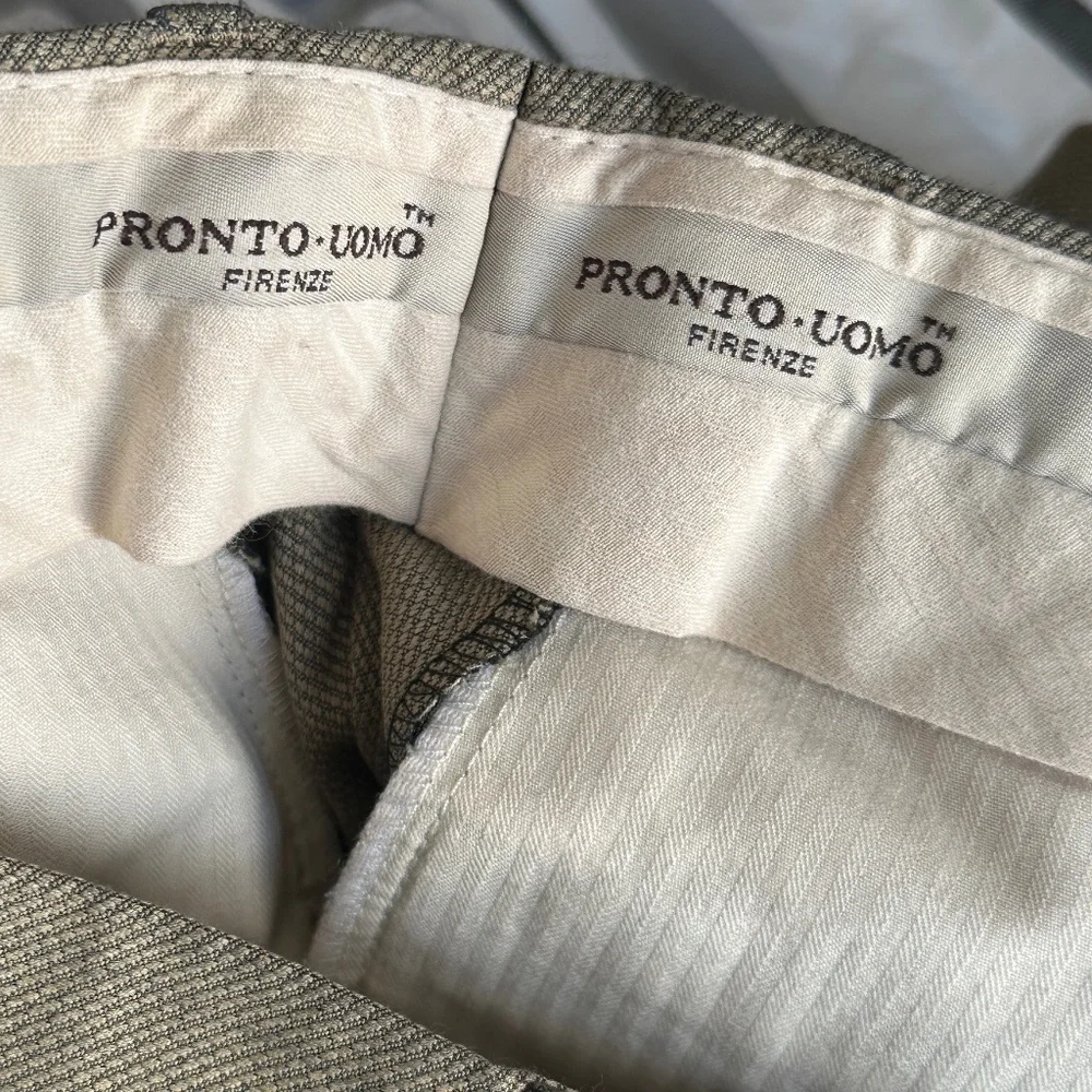 Men's Pronto-Uomo Slacks Pants Size 34R  Suit Separate Dress Pant